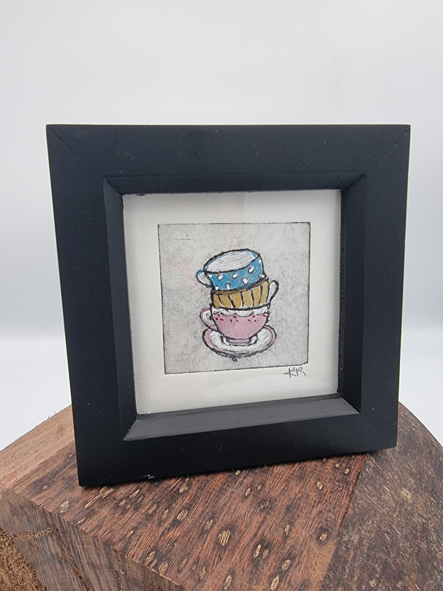 Drypoint Etching: Fancy a cuppa?