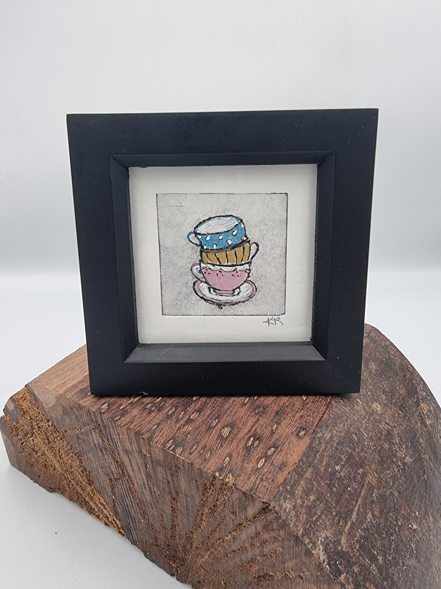 Drypoint Etching: Fancy a cuppa?