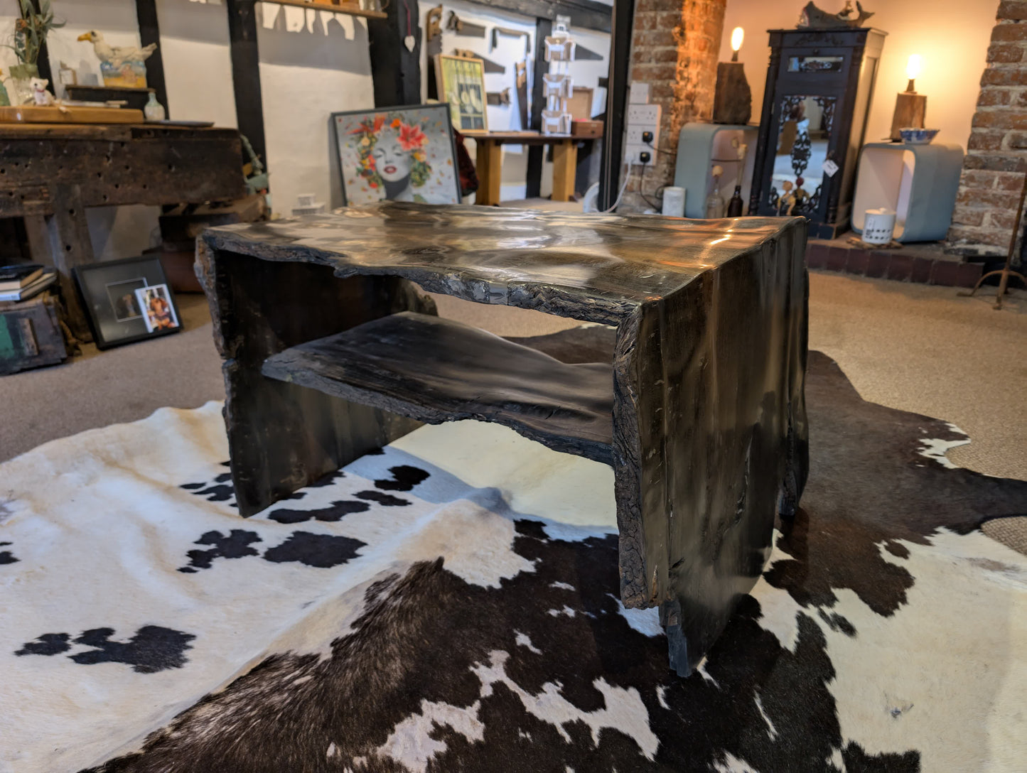 5,000 Year Old Bog Oak Table