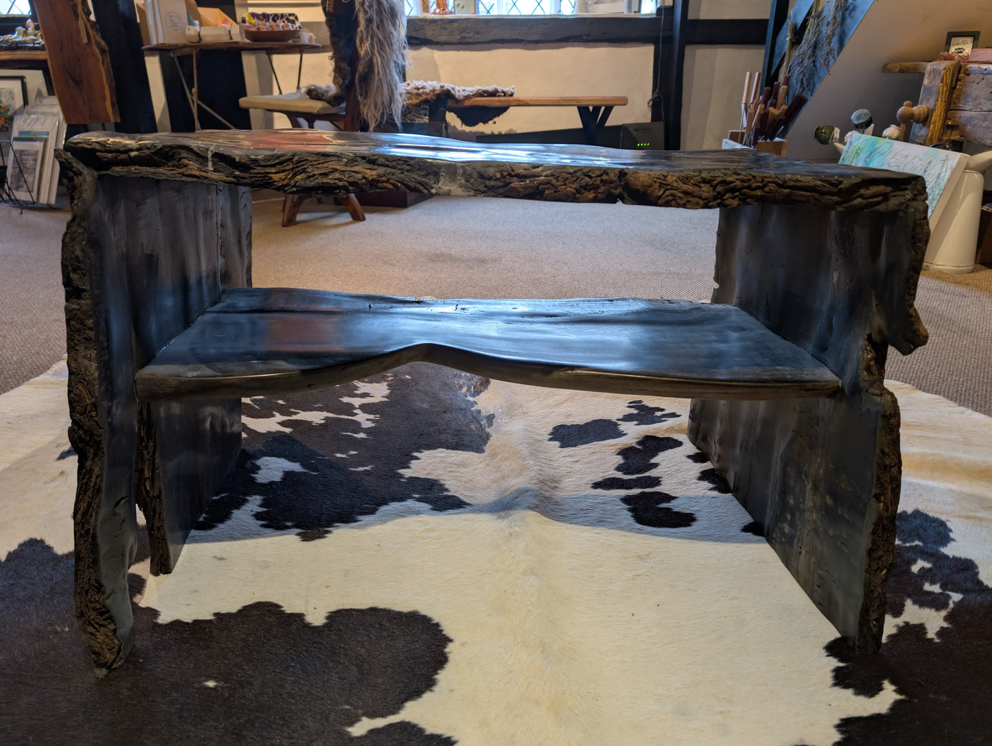 5,000 Year Old Bog Oak Table