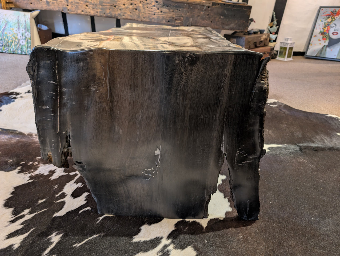 5,000 Year Old Bog Oak Table