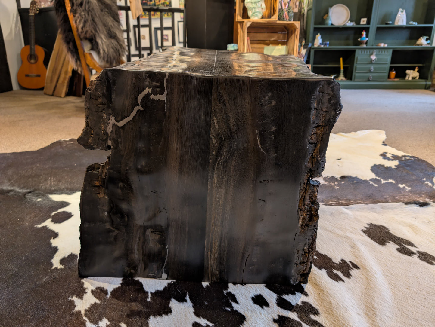 5,000 Year Old Bog Oak Table