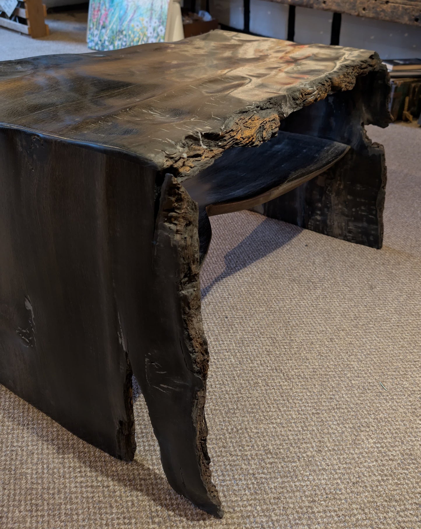 5,000 Year Old Bog Oak Table