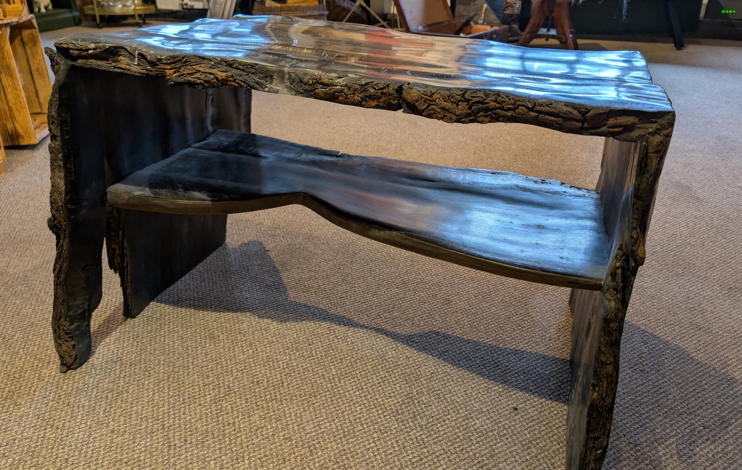 5,000 Year Old Bog Oak Table