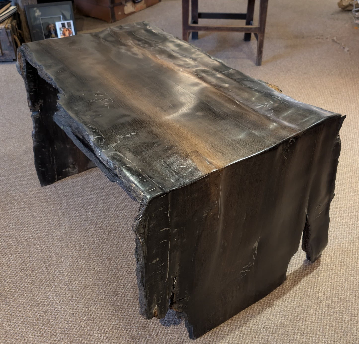 5,000 Year Old Bog Oak Table